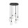 Hängeleuchte Glas Messing Eisen 48,5 cm 6x E27 Weiß Schwarz