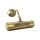 Bilderleuchte Messing B: 20 cm schwenkbar Jugendstil E14