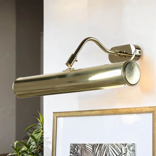 Lampe à tableau laiton L : 40 cm 2x E14 orientable