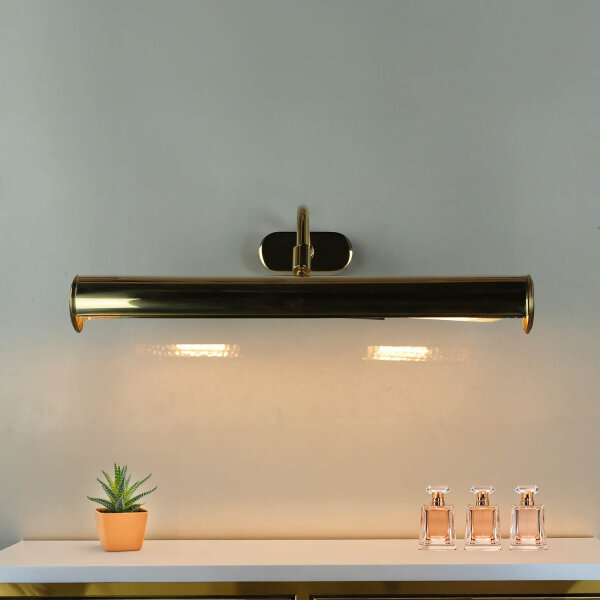 Lampe à tableau laiton L : 40 cm 2x E14 orientable