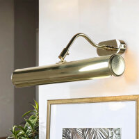 Lampe à tableau laiton L : 40 cm 2x E14 orientable