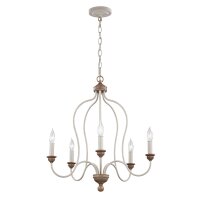 Lustre CANDELA 8 Shabby 5xE14 raccourcissable Lampe