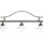 Plafonnier ajustable laiton verre E27 L : 140 cm grand
