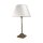 Tischlampe Rustikal 43,5 cm Messing Stoff E14 ELENA