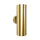 Applique murale laiton H : 27 cm Up Down 2 flammes en bronze