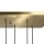Hängeleuchte Messing B: 80 cm in Bronze hell 6x E27 massiv