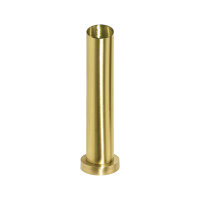 Tischlampe Messing H: 43 cm Ø 8,5 cm schmal massiv...