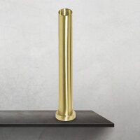 Tischlampe Messing massiv 62,5 cm hoch Ø 8,5 cm...