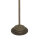 Lampadaire céramique laiton 130 cm en bronze antique blanc E27