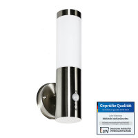 Außenlampe mit Bewegungssensor Edelstahl IP44