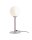Blendarme Tischleuchte Metall Lila 35 cm E14 Glas Kugel