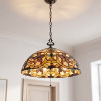 Tiffany Lampes suspendues FARFALLA 6 bronze peut...