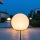 Lampe boule câble fiche Ø 30 cm IP65 incl. E27 LED 2700 K