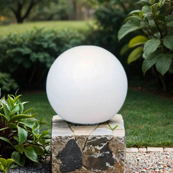 Lampe dextérieur à LED Solar Dimmer Télécommande Changeur de couleur Ø30cm IP65