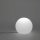 Boule de jardin avec câble Connecteur Blanc IP65 incl. E27 LED Ø 30 cm