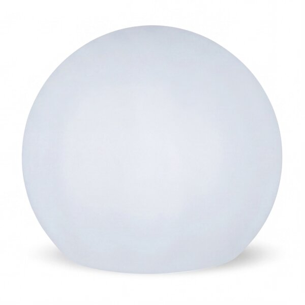 Leuchtkugel Kabel Stecker Weiß IP65 E27 LED 2700K Ø50cm