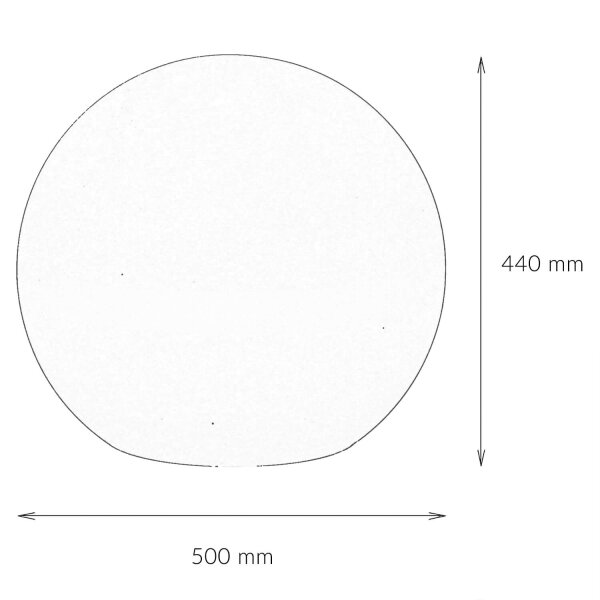 Solar Gartenkugel LED Farbwechsel Fernbedienung Ø 50 cm IP65