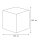 Cube lumineux Fiche Câble L : 40cm IP65 E27 LED 6500 K