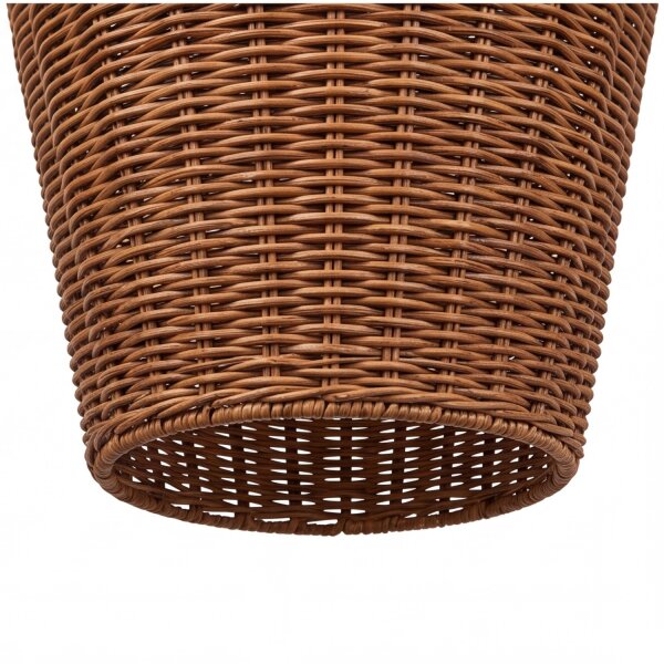 Boho Lampe à suspendre Corbeille Abat-jour Naturel Ø 31 cm E27 confortable