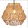 Hängelampe Boho Ø 40 cm Korb Schirm Natur Modern E27