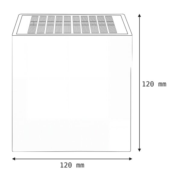 LED Wandlampe Solar Bewegungsmelder Fernbedienung IP65