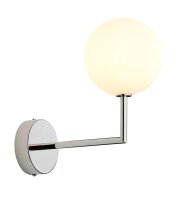 Applique murale moderne G9 verre nickel Abat-jour...
