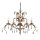 Kronleuchter CANDELA 10 Bronze Esstisch Lampe