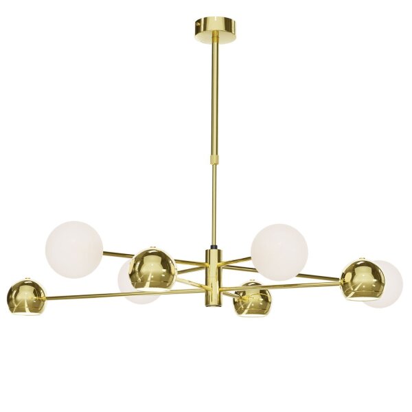 Deckenleuchte Modern in Gold G9 GU10 100 cm elegant