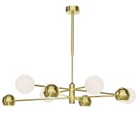 Deckenleuchte Modern in Gold G9 GU10 100 cm elegant