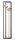 Petit lampadaire m&eacute;tal verre 150 cm G9 2 flammes Moderne