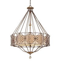 Suspension SAMEA en bronze Ø82cm Lampe de table...
