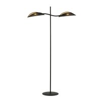 Lampadaire tissu m&eacute;tal 150 cm petit bras pivotant...