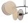 Lampe à suspendre L : 82 cm H : max. 100 cm réglable Tissu Métal