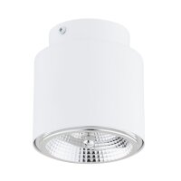Spot de plafond blanc apparent Ø 11,5 cm H : 12 cm...