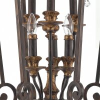 Lustre GOTICA 4 Bronze 6-flmg Rustique Lampe
