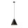 Suspension Noir Or L : 24 cm E27 Métal ajustable