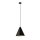 Suspension Noir Or L : 24 cm E27 Métal ajustable