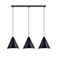 Lampe à suspendre métal L : 92 cm noir...