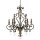 Kronleuchter GOTICA 4 9xE14 k&uuml;rzbar Rustikal Lampe