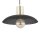 Lampe à suspendre métal Ø 30 cm H : max. 100 cm Noir or E27