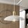Hängeleuchte Weiß Gold Ø 30 cm H: max. 100 cm verstellbar E27