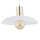 Pendelleuchte Metall L: 90 cm E27 Weiß Gold 3-flammig E27
