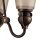 Kronleuchter Bronze Beige 3-flammig B:40,6 cm E27 Glas