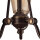 Kronleuchter Bronze Beige 3-flammig B:40,6 cm E27 Glas