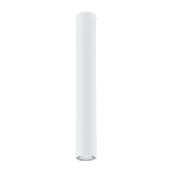 Deckenleuchte Metall D: 6 cm H: 45 cm Weiß GU10 Aufputz