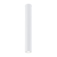 Deckenleuchte Metall D: 6 cm H: 45 cm Wei&szlig; GU10 Aufputz