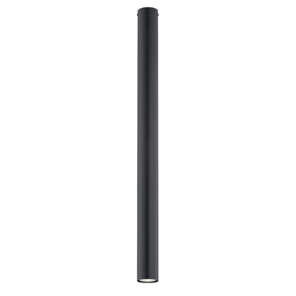 Aufputz Deckenlampe Metall XXL H: 80 cm D: 6 cm GU10 Schwarz