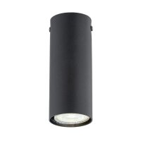 Deckenspot Metall rund &Oslash; 6 cm Schwarz GU10 Modern...