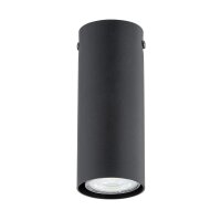 Spot de plafond en métal rond Ø 6 cm Noir...