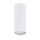 Plafonnier rond Ø 6 cm H : 15 cm Métal blanc GU10 apparent